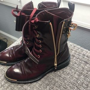 Authentic Louis Vuitton Combat Boots